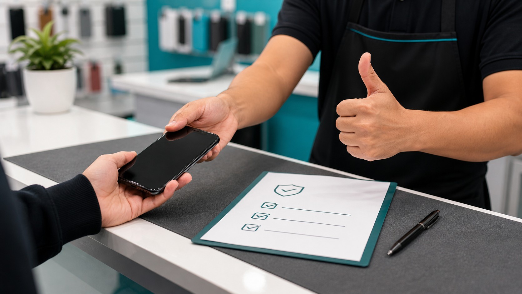 Repair warranty and device return support
